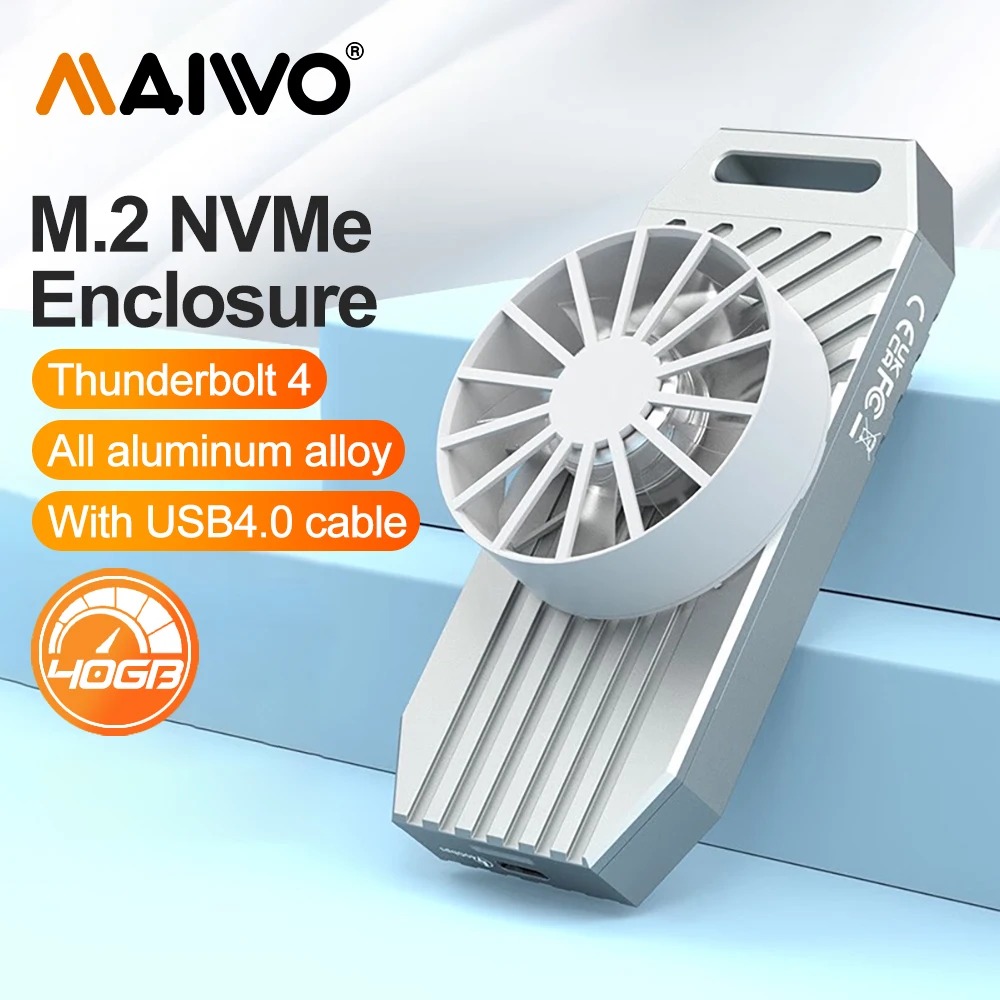 Usb4 40Gbps External Ssd 8Tb - Casing SSD MAIWO USB4 NVMe M.2,