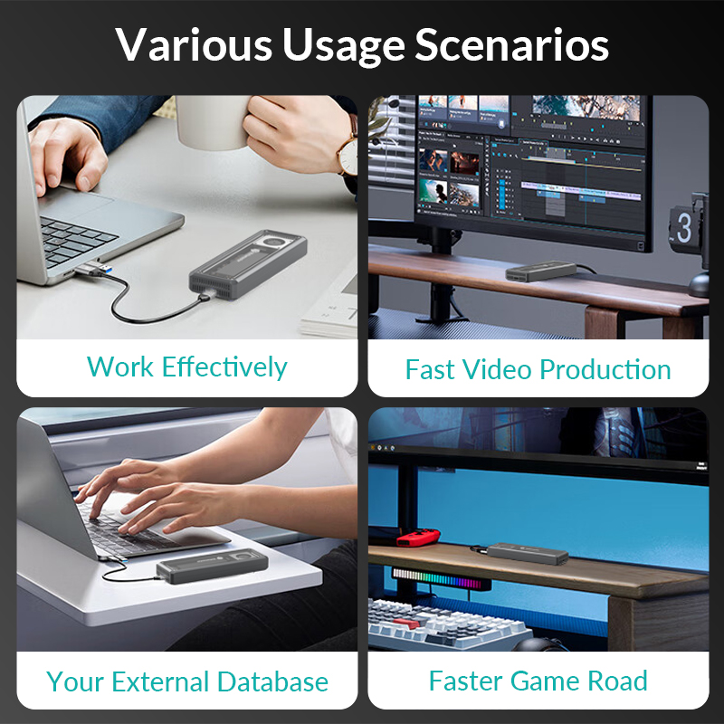 Yottamaster NVMe SSD Enclosure - Usb4 40Gbps External Ssd 8Tb ulasan dan harga