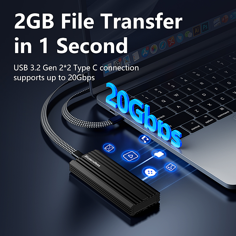 BLUEENDLESS 20Gbps M.2 PCIE NV - 8Tb M2 Nvme Ssd ulasan dan harga