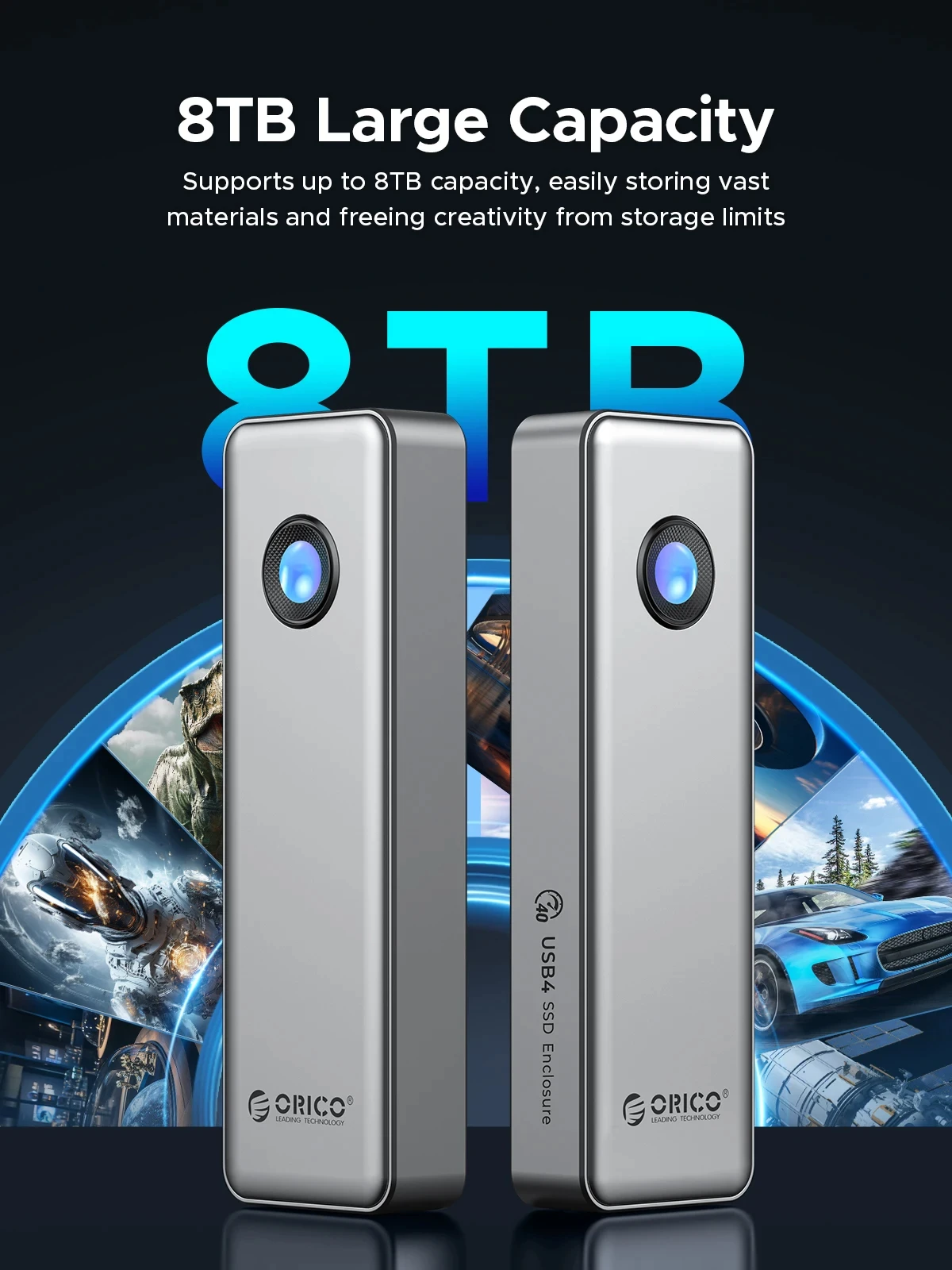 ORICO USB4 casing SSD M.2 NVMe - Usb4 40Gbps External Ssd 8Tb ulasan dan harga